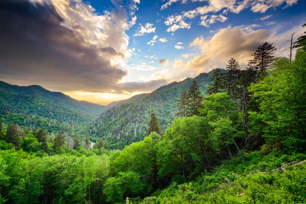 Smoky Mountains sunset