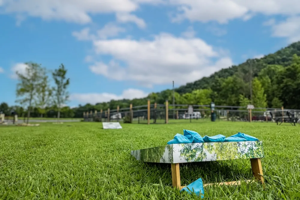 River Cove Campground cornhole