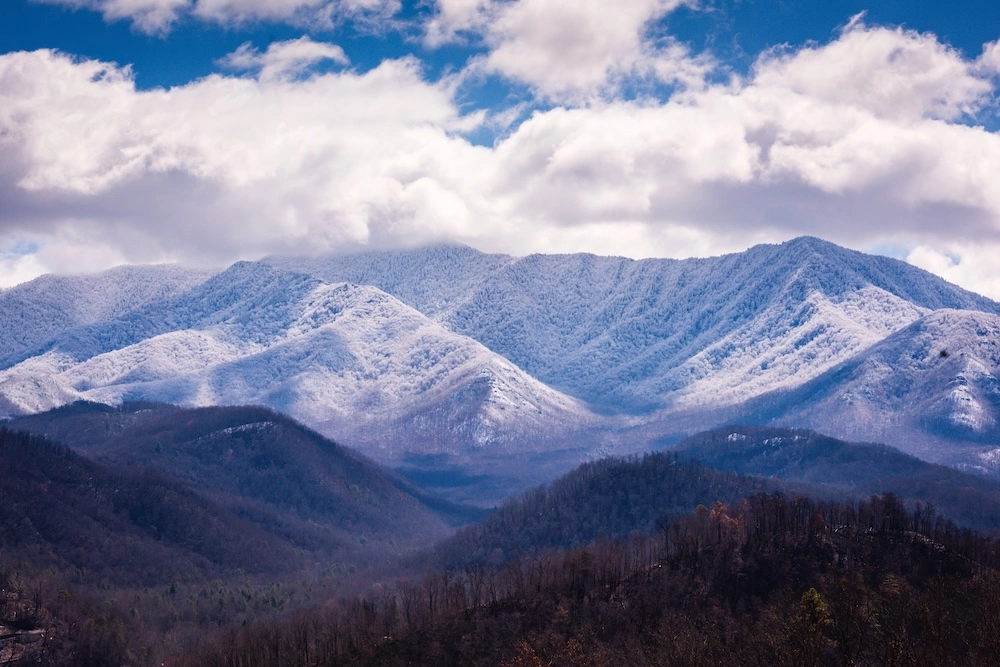 winter in the smoky mountains