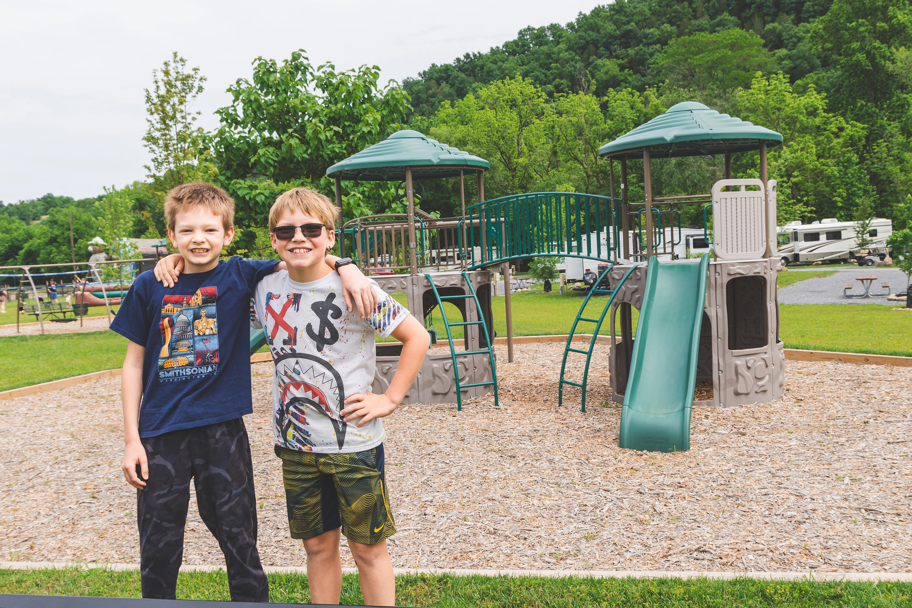 Children at playground