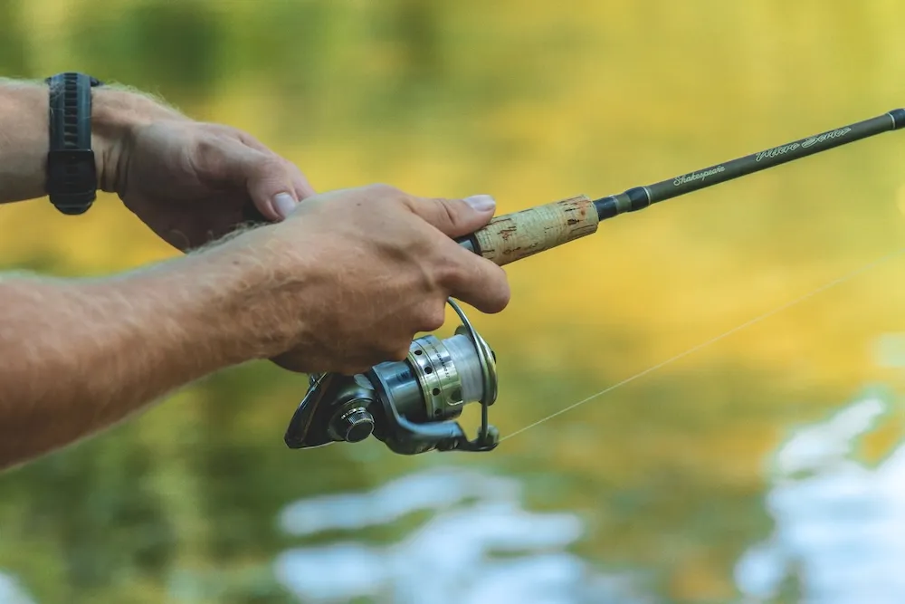 fishing at River Cove Campground
