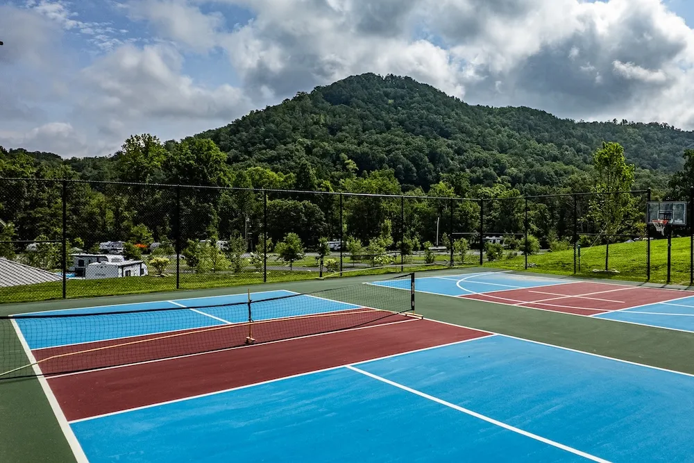 River Cove Campground pickleball court