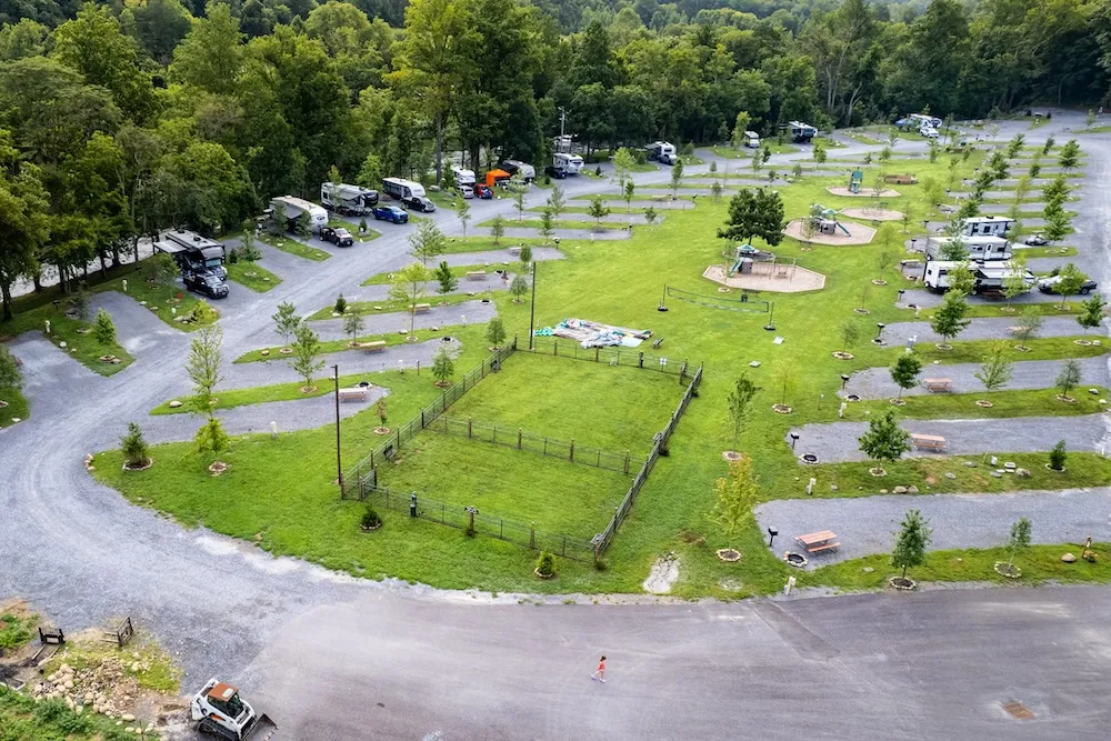 River Cove Campground from above